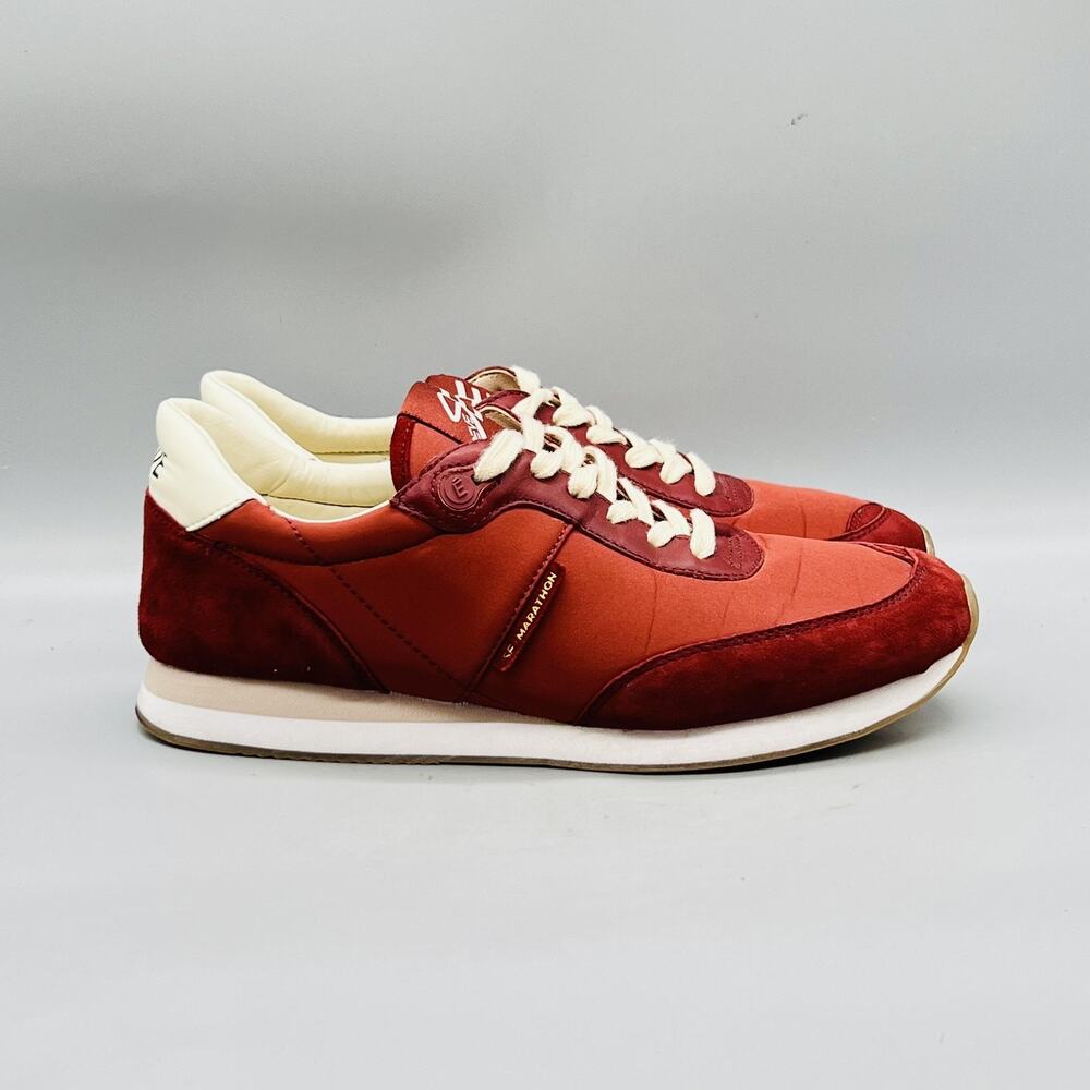 Sam Edelman Shoes Womens 9 Red Textile Marathon Reve Sneakers Casual Comfort